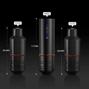 Ambition Ninja Pro Wireless Tattoo Machine Portable Battery Rotary Pen Capacity 2400mah Strong Coreless Motor for Artist Body – Image 4